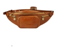 Marsupio artigianale in vero cuoio Capsule di Fantini Pelletteria per Save Pitcairn,